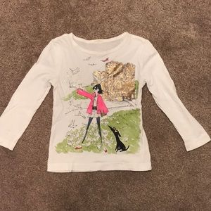 J Crew 3T sparkly T-shirt